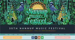 Desktop Screenshot of nannupmusicfestival.org