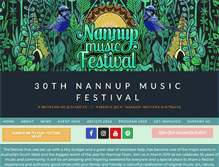 Tablet Screenshot of nannupmusicfestival.org